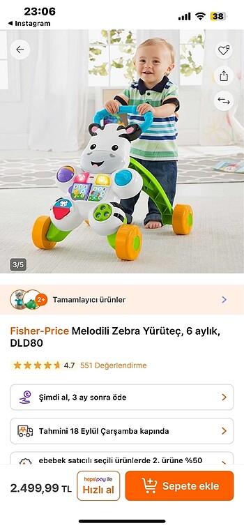 Beden FİSHER PRİCE YÜRÜME ARKADAŞI YÜRÜTEÇ
