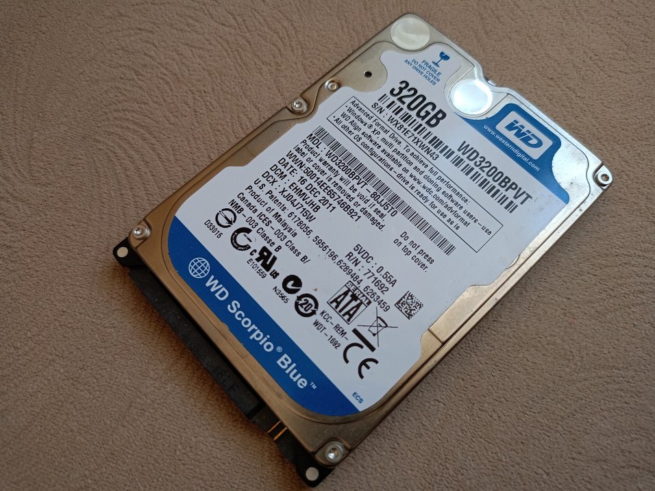 WD 320GB SORUNSUZ HDD - Görsel 2