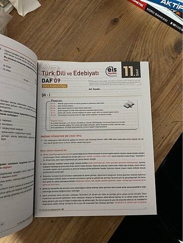 11.sınıf edebiyat eis yayınları daf