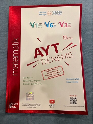 345 ayt matematik denemesi