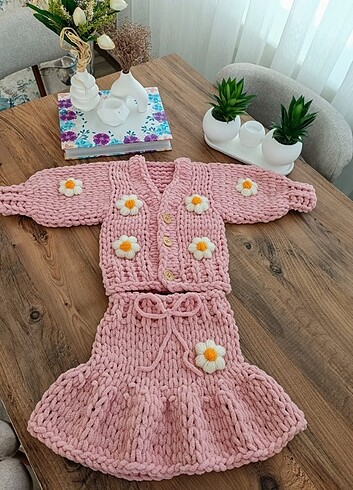 Diğer Puffy etek ceket takım
