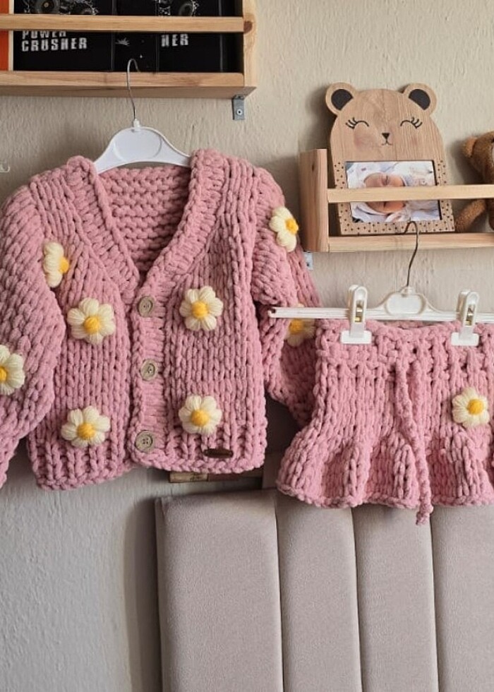 Puffy etek ceket takım  - Görsel 3