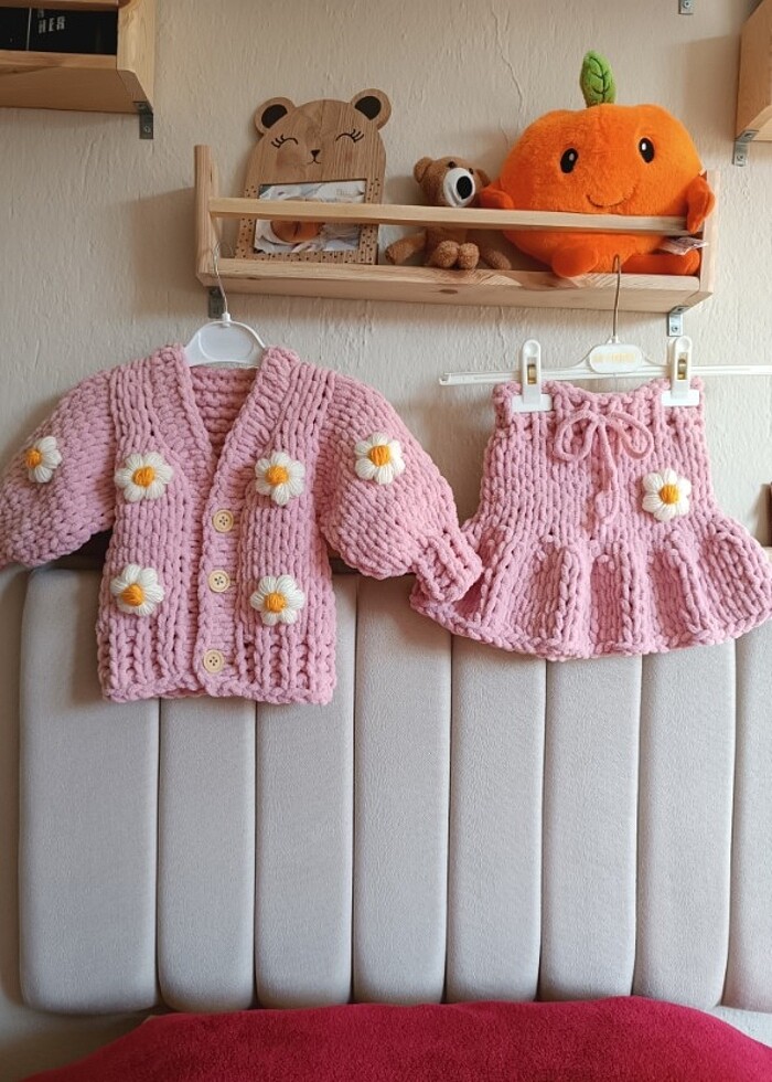 Puffy etek ceket takım  - Görsel 4