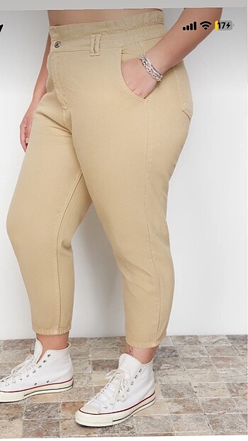 Yüksel bel mom jeans