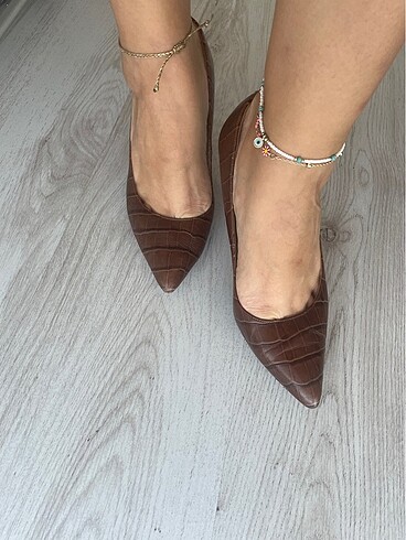 Massimo Dutti Massimo Dutti Kahverengi Stiletto