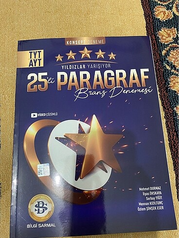 BİLGİ SARMAL YILDIZLAR YARIŞIYOR TYT PARAGRAF DENEMESİ