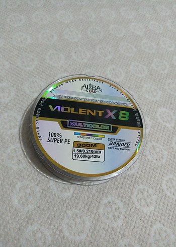 Altın Renkli Parlak Örgülü Misina 300m