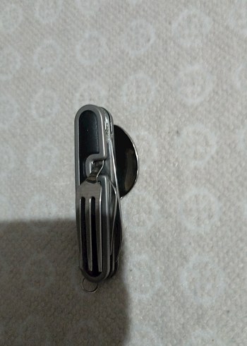  Beden Gri Çok Fonksiyonlu Katlanabilir Çatal Kaşık Bıçak