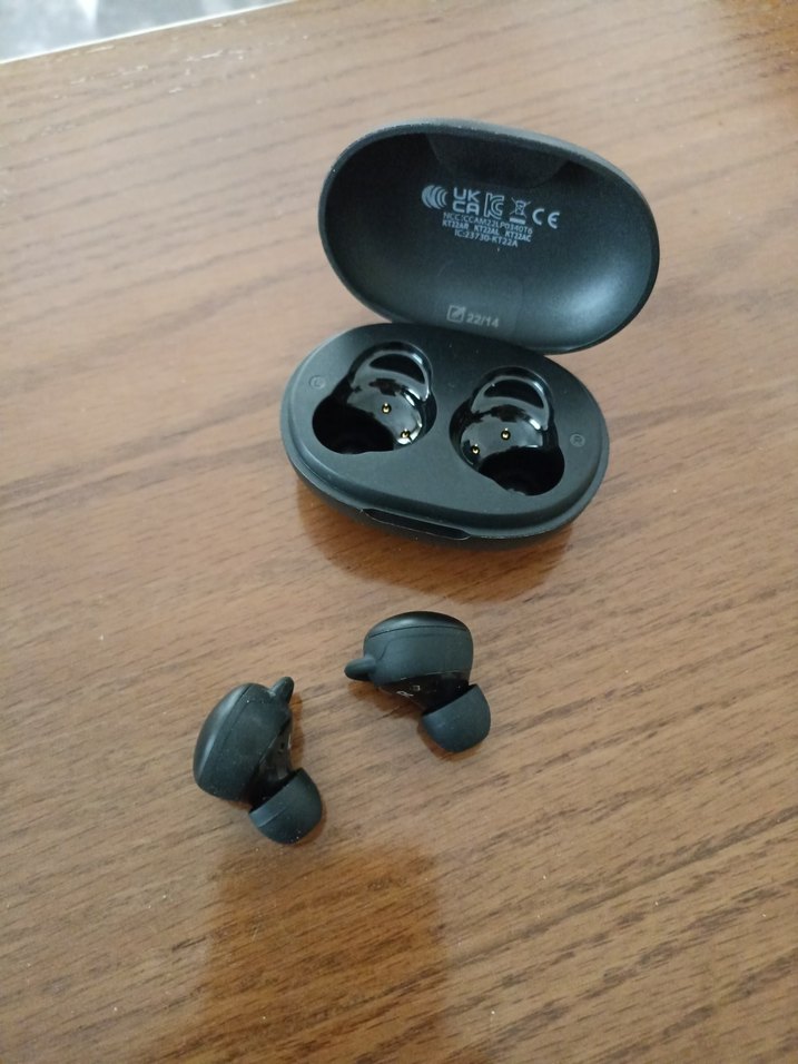 Kablosuz Siyah Kulak İçi Kulaklık ve Şarj Kutusu - Görsel 2