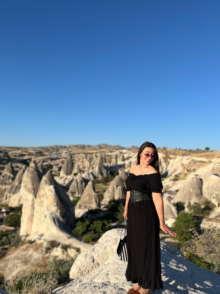 Siyah Straplez Maxi Korseli  Elbisesi - Görsel 2