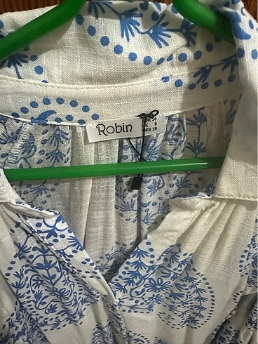 s Beden ROBİN İŞLEMELİ GÖMLEK
