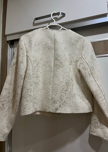 ZARA gold düğmeli blazer ceket - Görsel 5
