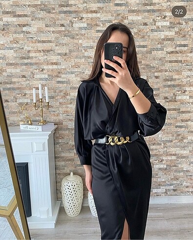 Diğer Saten elbise