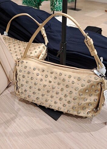 Mango MANGO ETİKETLİ YENİ SEZON TAŞLI ÇANTA