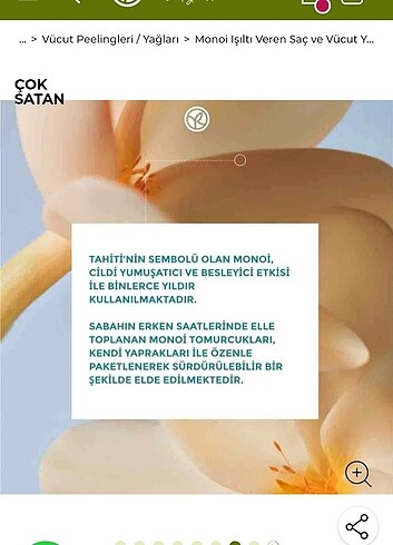 Beden Renk Yves Rocher Işıltılı Vücut, Saç Yağı