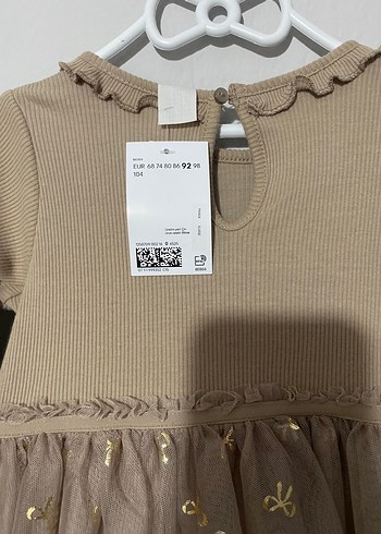24-36 Ay Beden H&M Kız çocuk Elbise