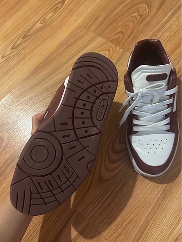 36 Beden bordo Renk Lacoste ayakkabı orjinal