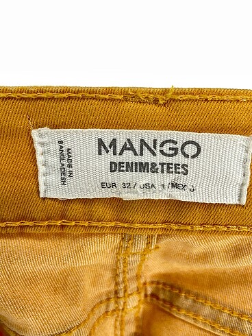 32 Beden sarı Renk Mango Jean / Kot %70 İndirimli.