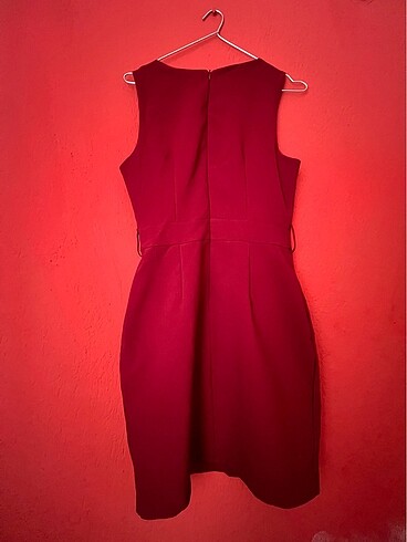 Trendyol & Milla Bordo elbise