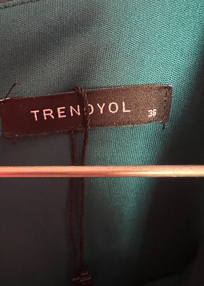 Ördek yeşili elbise - Görsel 4