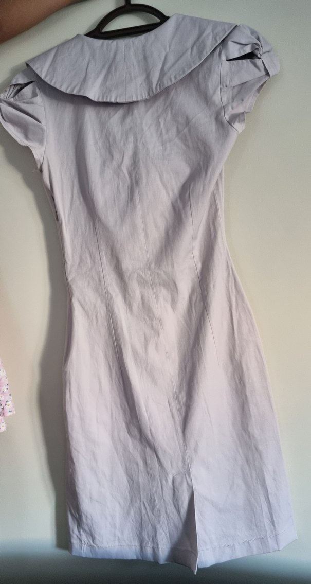 Düğmeli Midi Elbise - Görsel 3