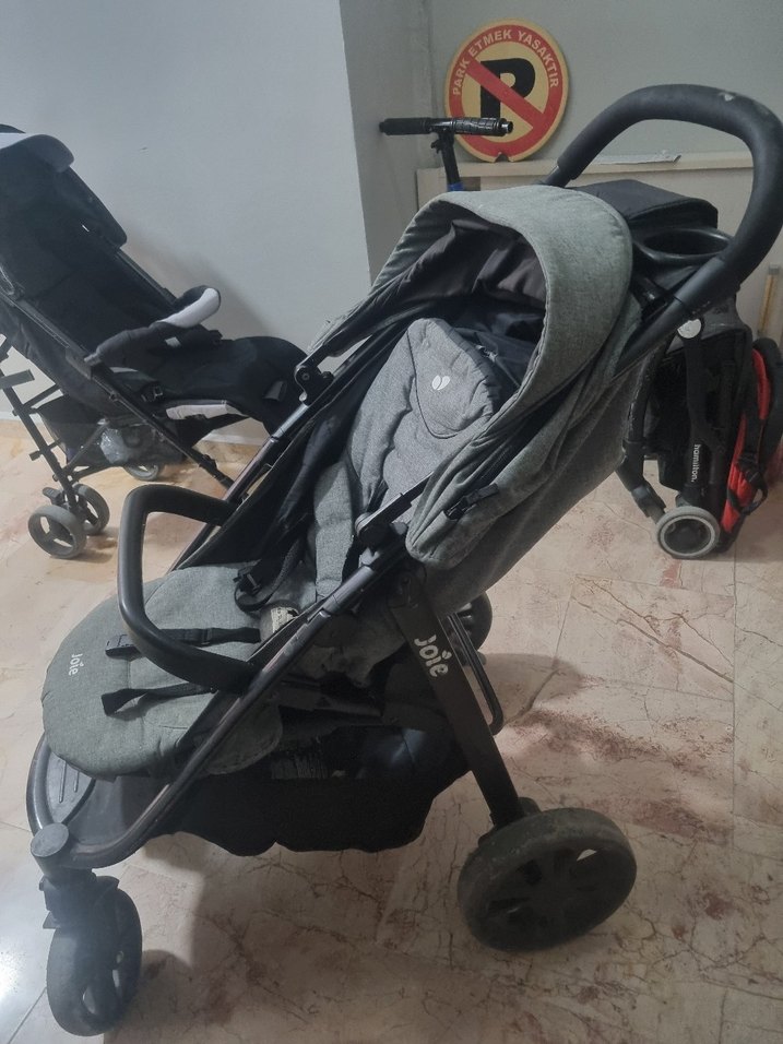 Joie Gri Bebek Arabası ve Ana Kucağı - Görsel 4