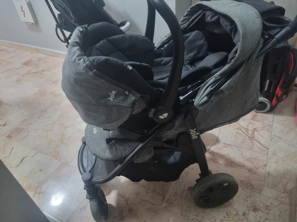 Joie Gri Bebek Arabası ve Ana Kucağı - Görsel 3