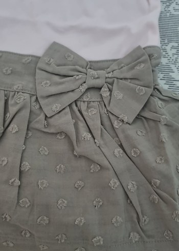 Kız Çocuk pembe Pamuklu Fırfırlı Elbise - Görsel 4