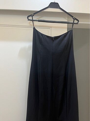 Siyah Straplez Abiye - Görsel 4