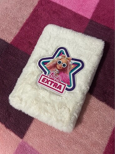 Barbie peluş defter