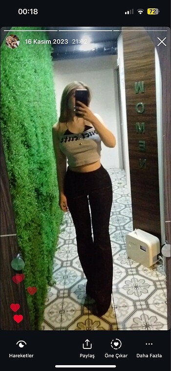 m Beden Zincir askılı crop