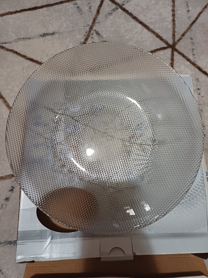 Livesse Beyaz Modern Klasik Desenli Tabak Seti - Görsel 2