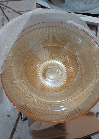 Bakır Renkli 2 Li Cam Kase - Görsel 2