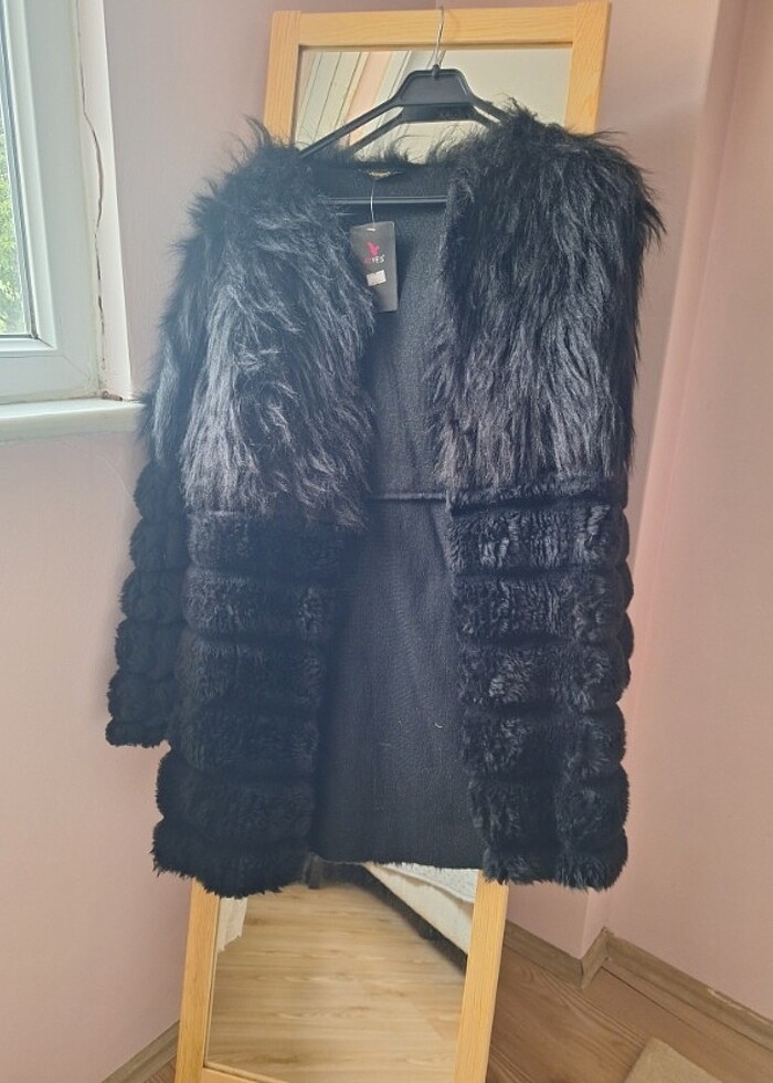 Kürk Kaban L-XL Zara - Görsel 3