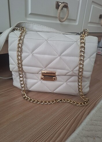 Kadin Beyaz Kol Cantasi - Görsel 2