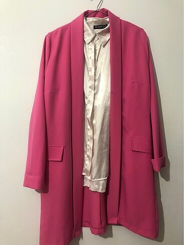 Pembe blazer ceket