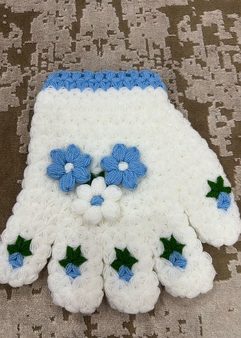 Renkli Nakışlı Örgü el işi lif bohçalık - Görsel 4