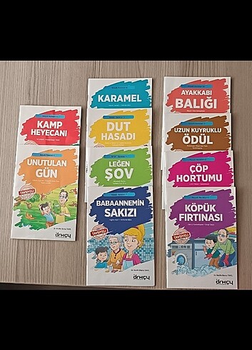 1-2. Sınıf okuma seti kitap Neşeli Renkler 