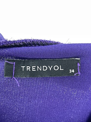 34 Beden mor Renk Trendyol & Milla Kısa Elbise %70 İndirimli.