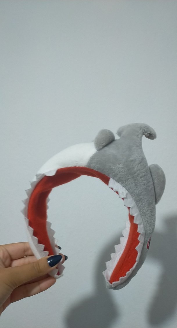 Gri Köpekbalığı Figürlü Çocuk Saç Bandı - Görsel 3