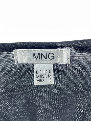 l Beden siyah Renk Mango Bluz %70 İndirimli.