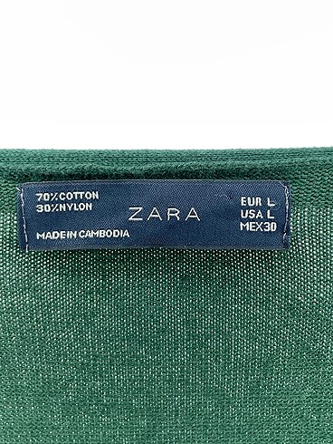 l Beden yeşil Renk Zara Hırka %70 İndirimli.