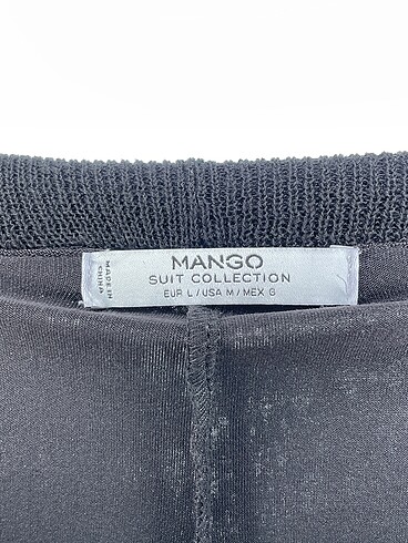 l Beden siyah Renk Mango Düz Kesim %70 İndirimli.
