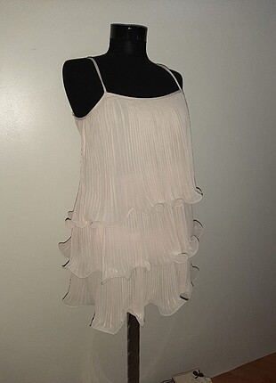 #h&m pileli #elbise