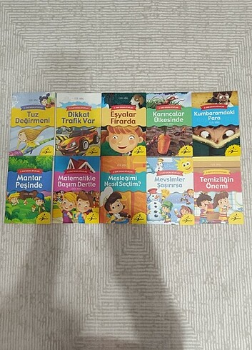 Beden Renk 2. sınıf okuma kitapları - 10'lu set - Çocuk Gezegeni yayınları
