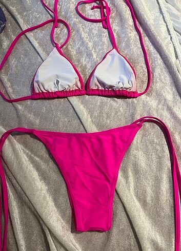 s Beden pembe Renk Shein bikini takımı