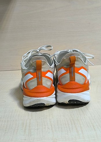 Erkek Gri Beyaz Bağcıklı Spor Ayakkabı - Görsel 3