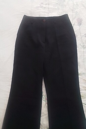 Kumaş bol paça pantolon