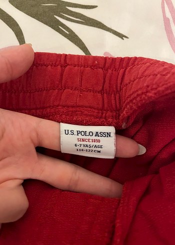 U.S Polo Assn. Erkek Çocuk Kırmızı Bağcıklı Rahat Şort