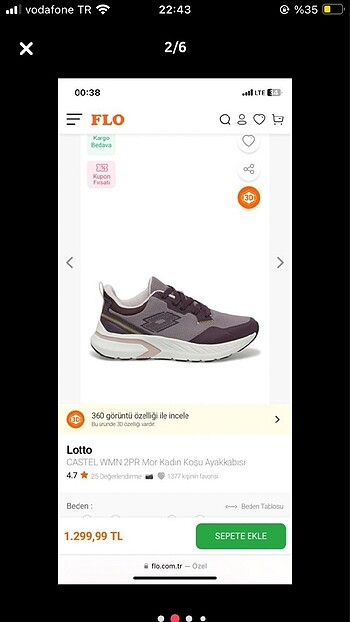lotto spor ayakkabı